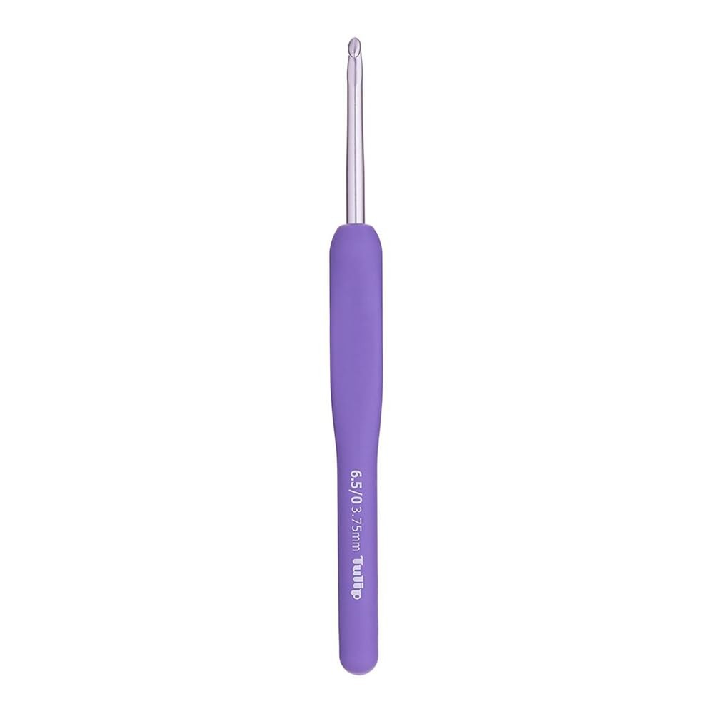 1 PC Etimo Murasaki Crochet Hook Softgrip 3.75mm Art Craft Hand Knitting Tool