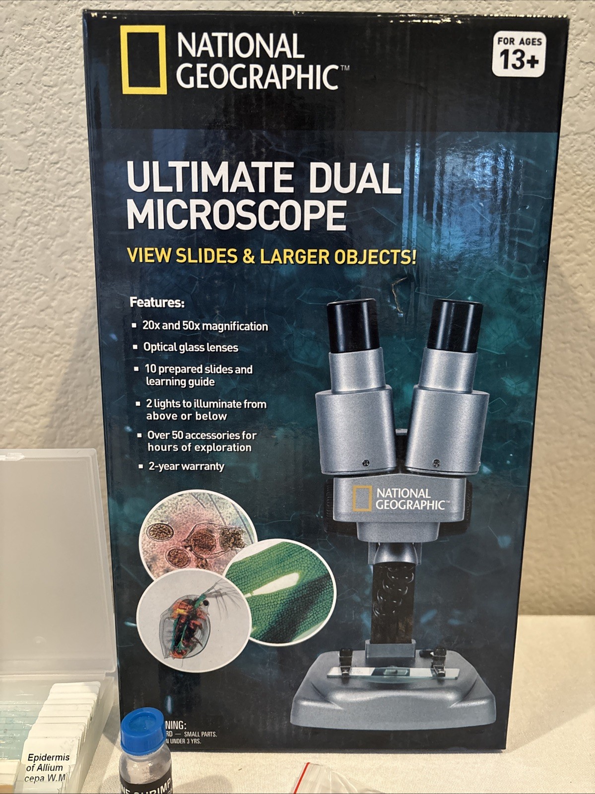 Ultimate Dual Microscope by National Geographic™ STEM Great Condition See Note