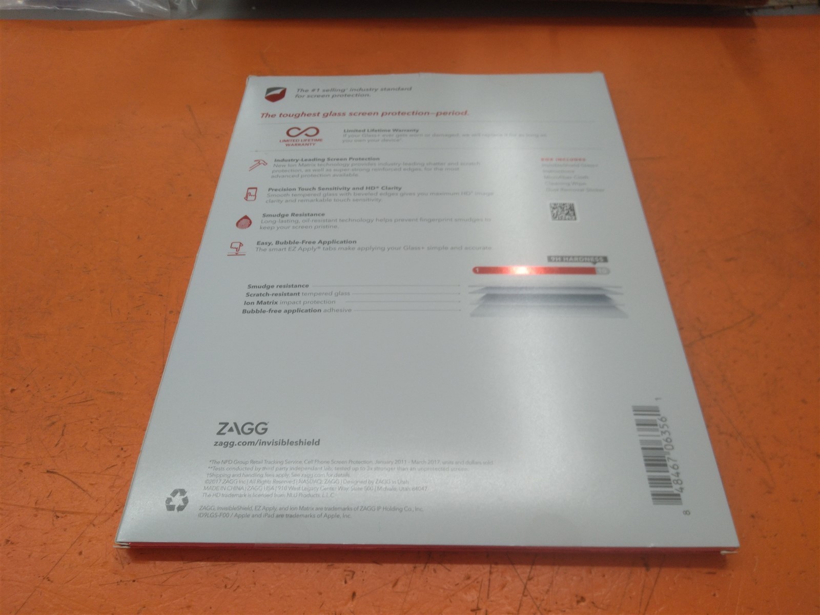 ⭐️⭐️⭐️⭐️⭐️ Invisible Shield Glass+ Apple iPad Pro 10.5 Inch Screen Protector