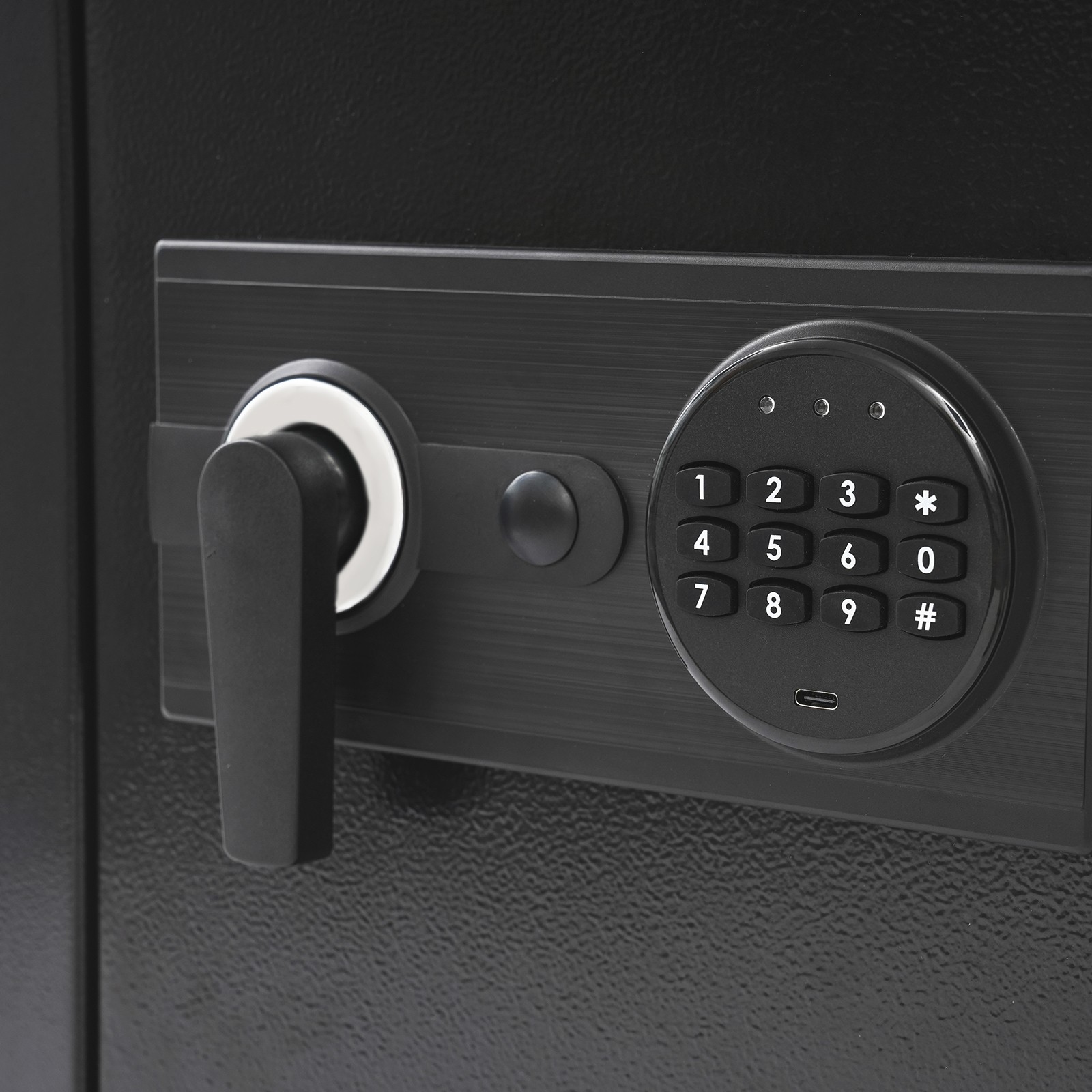Wall-mounted Safe with Keys, Hidden Wall Safe Home Security 65cm