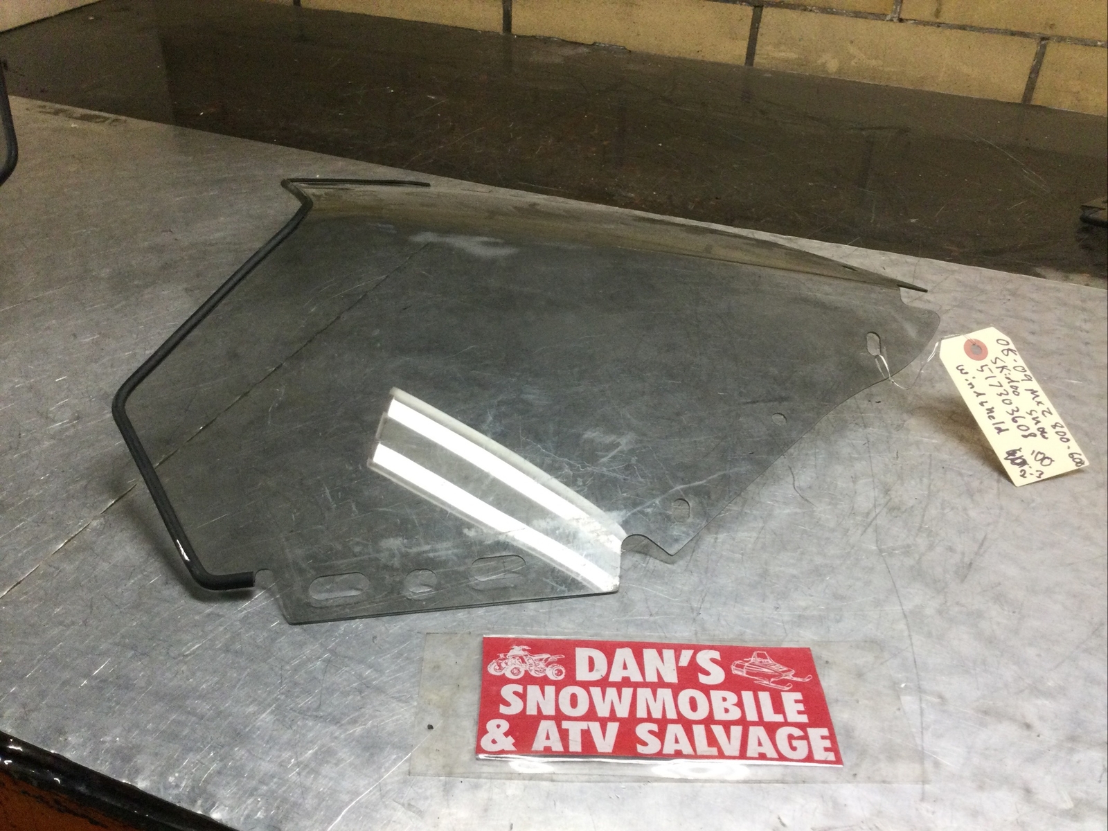 Windshield # 517304728  Ski-doo 2008 - 2009 MXZ 600, 800 Snowmobile (2-3)