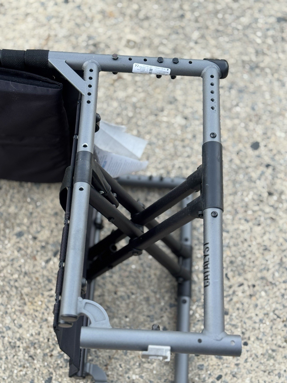 KI mobility Catalyst 5VX wheelchair Frame 18” Wide x 17” Deep