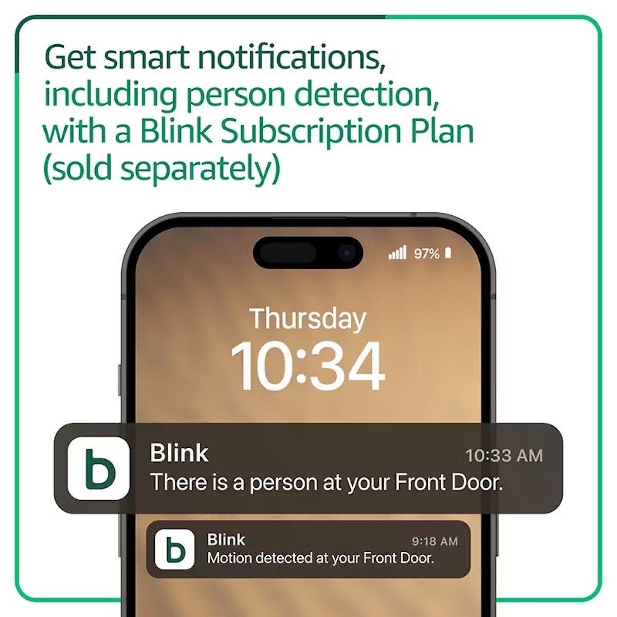 Blink Wireless Video Doorbell System (2nd Generation) and Mini Indoor Camera BJS
