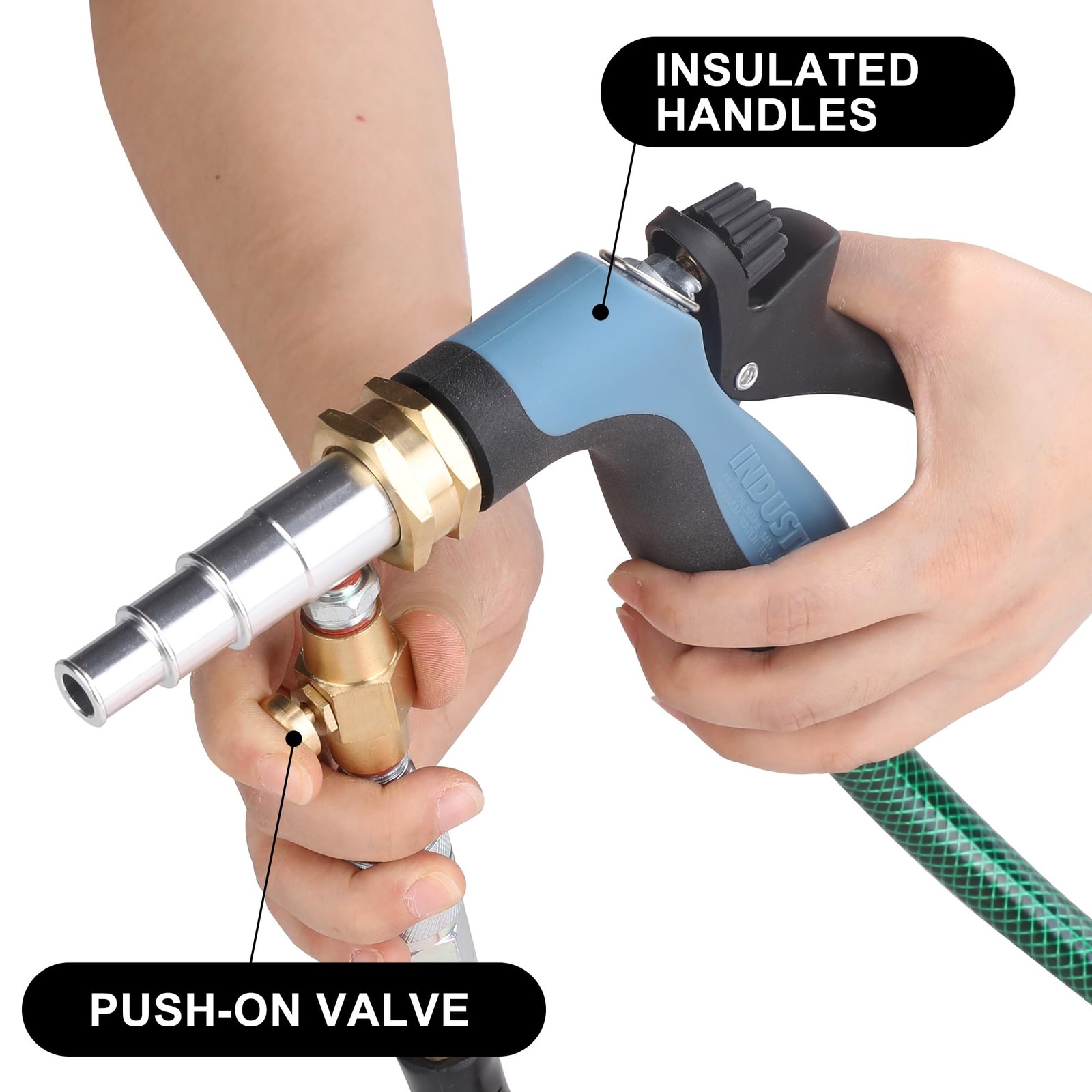 Water Heater Cleaning and Flushing Tool Gun with Air