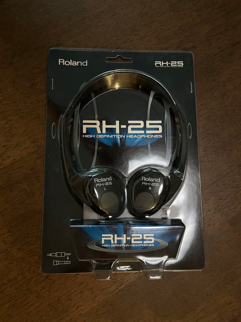 NEW NIP Roland RH-25 High Definition Headphones Black Traditional HP Sealed