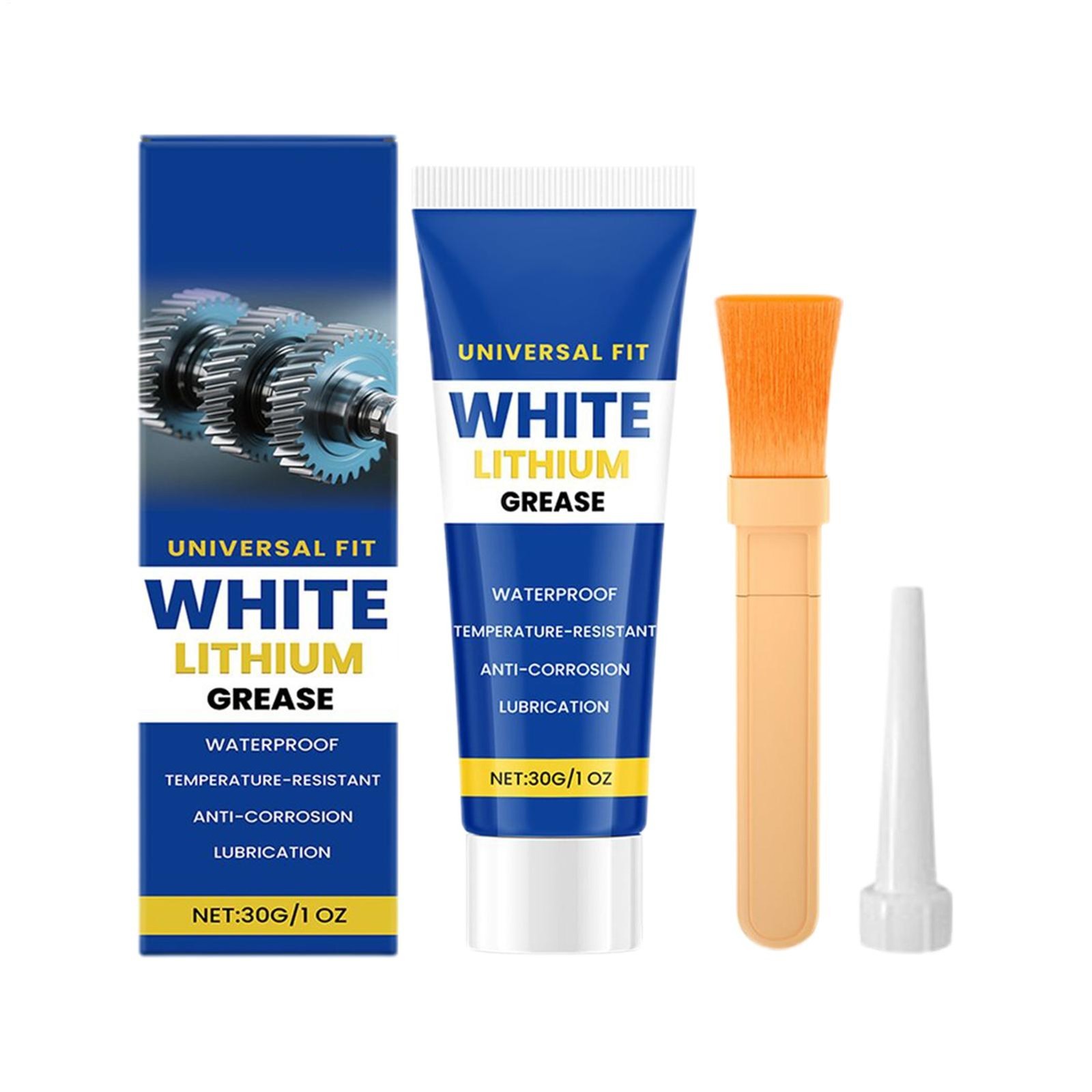 White Lithium Grease Waterproof Bearing Lube Garage Door Hinge Lubricant