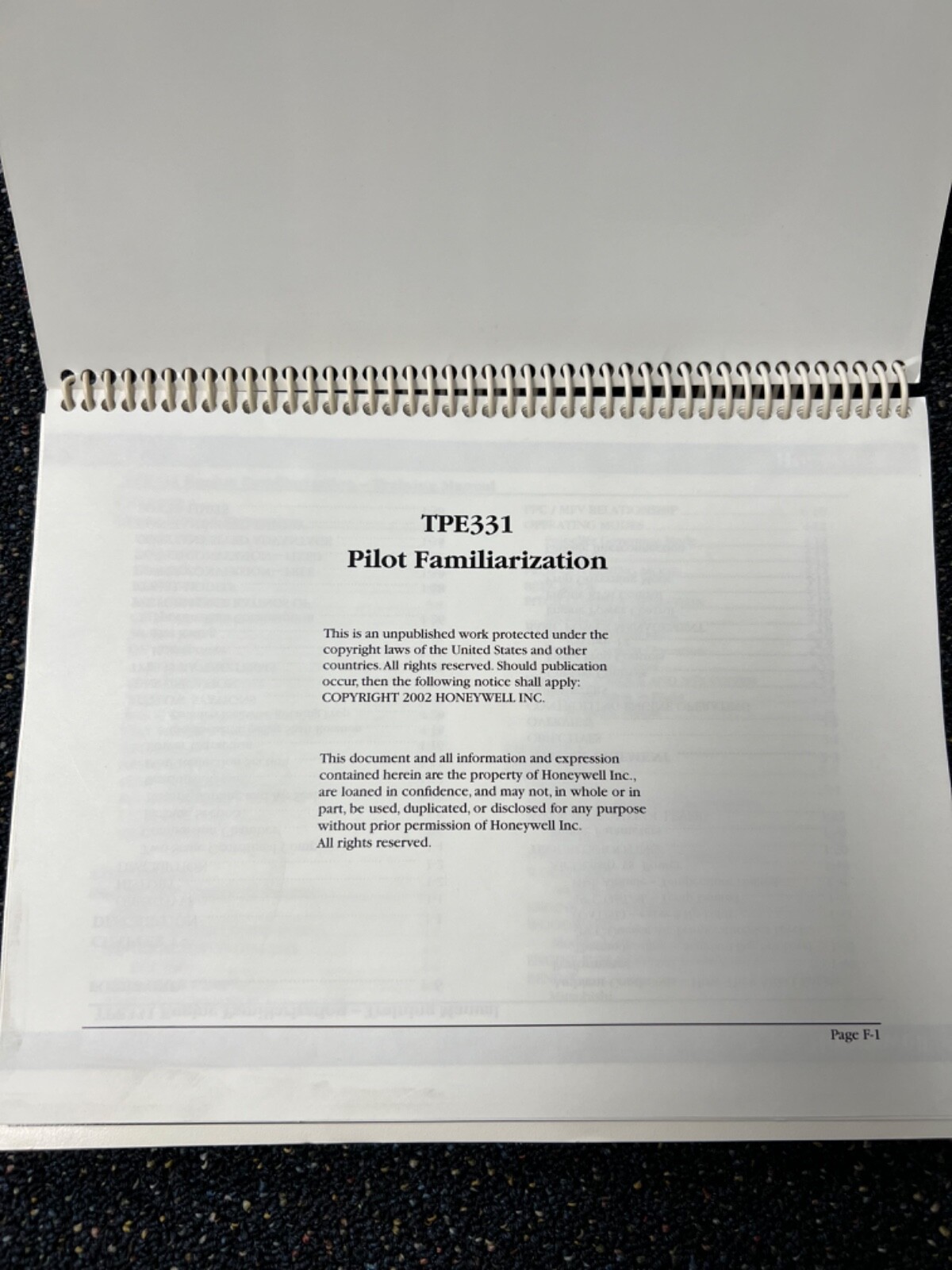 TPE331 Pilot Familiarization