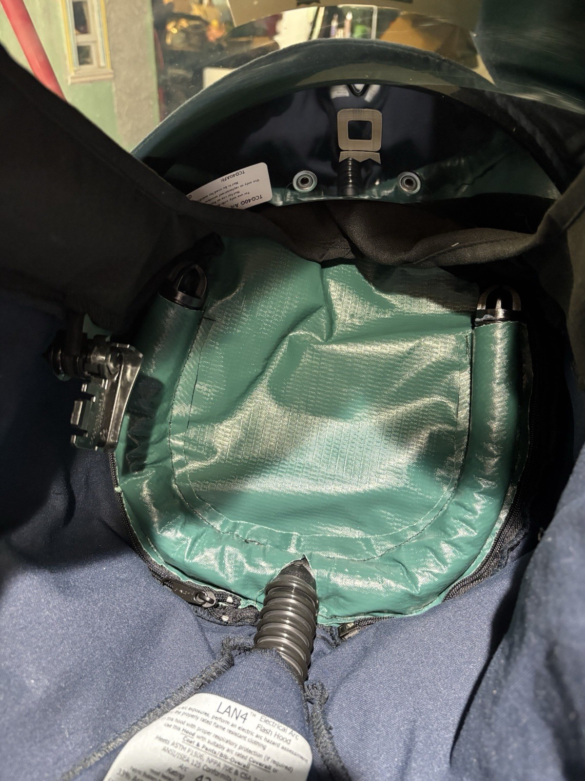 OBERON LAN40-Hood Arc Flash & Hard Cap W Light And Ventilation Pack!!