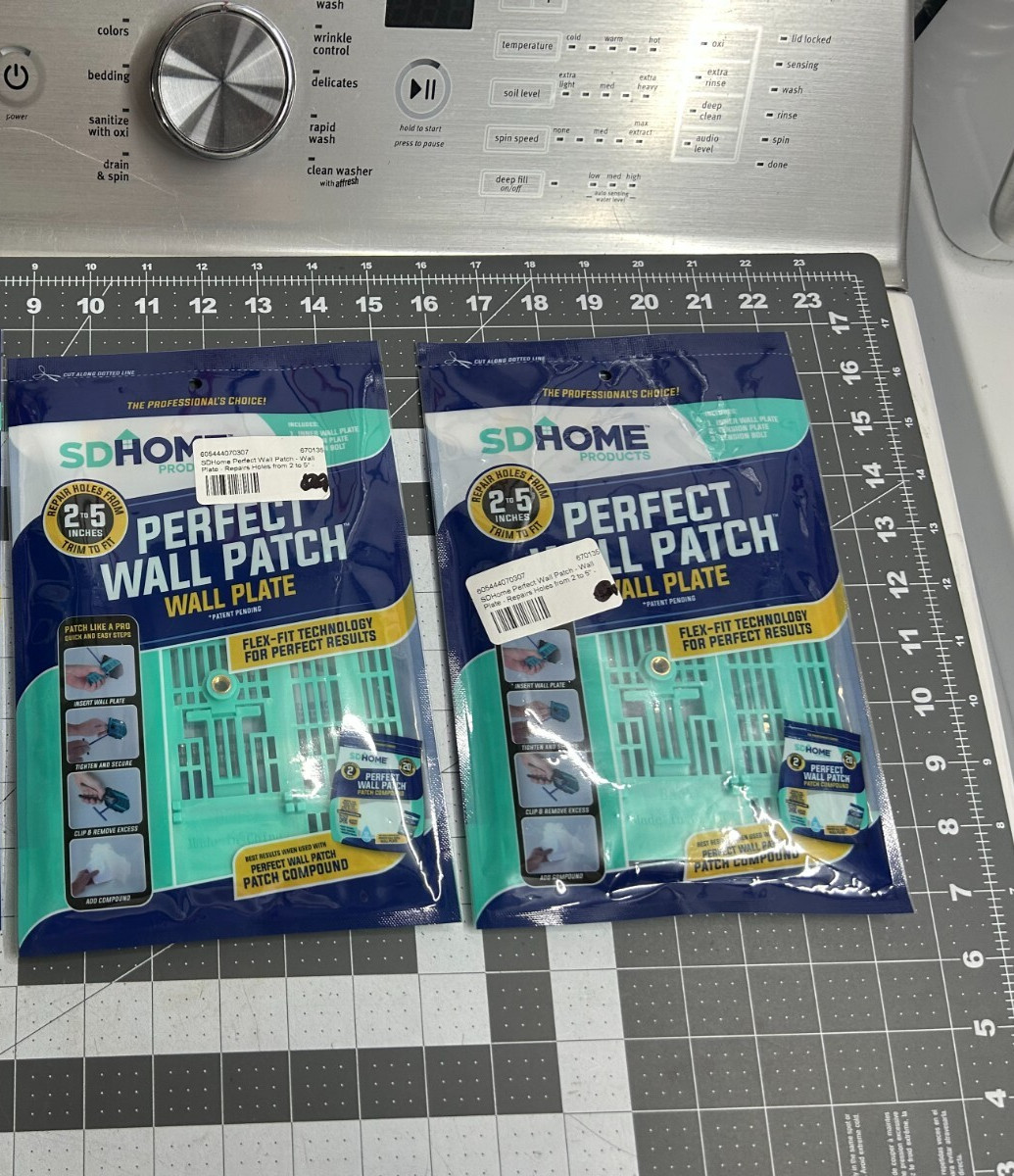 NEW 2-pack lot SDHome Perfect Drywall Wall Patch Repair Holes from 2 to 5"