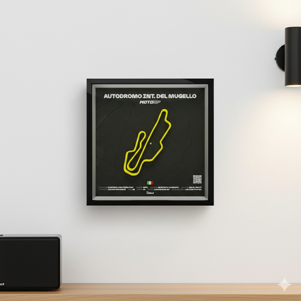 Mugello Circuit MotoGP Shadow Box