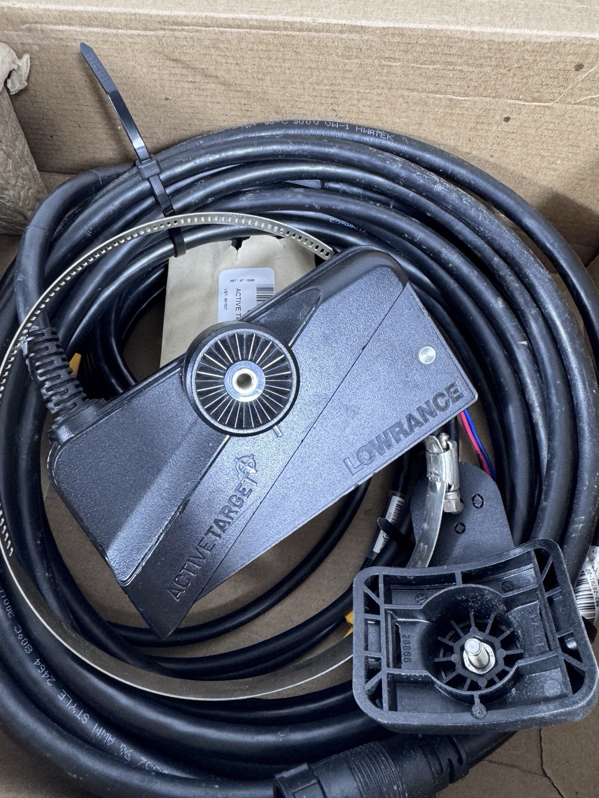 Lowrance Active Target 1 Sonar System with Transducer And Modules And Cables
