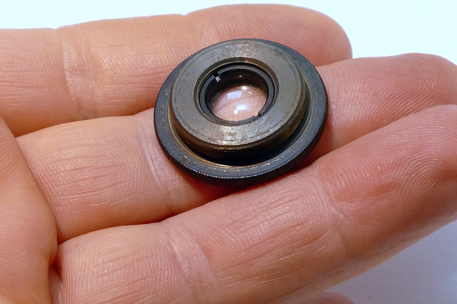 BAUSCH & LOMB 10X SINGLE EYEPIECE Lens for microscope eyepiece 22mm OD threaded