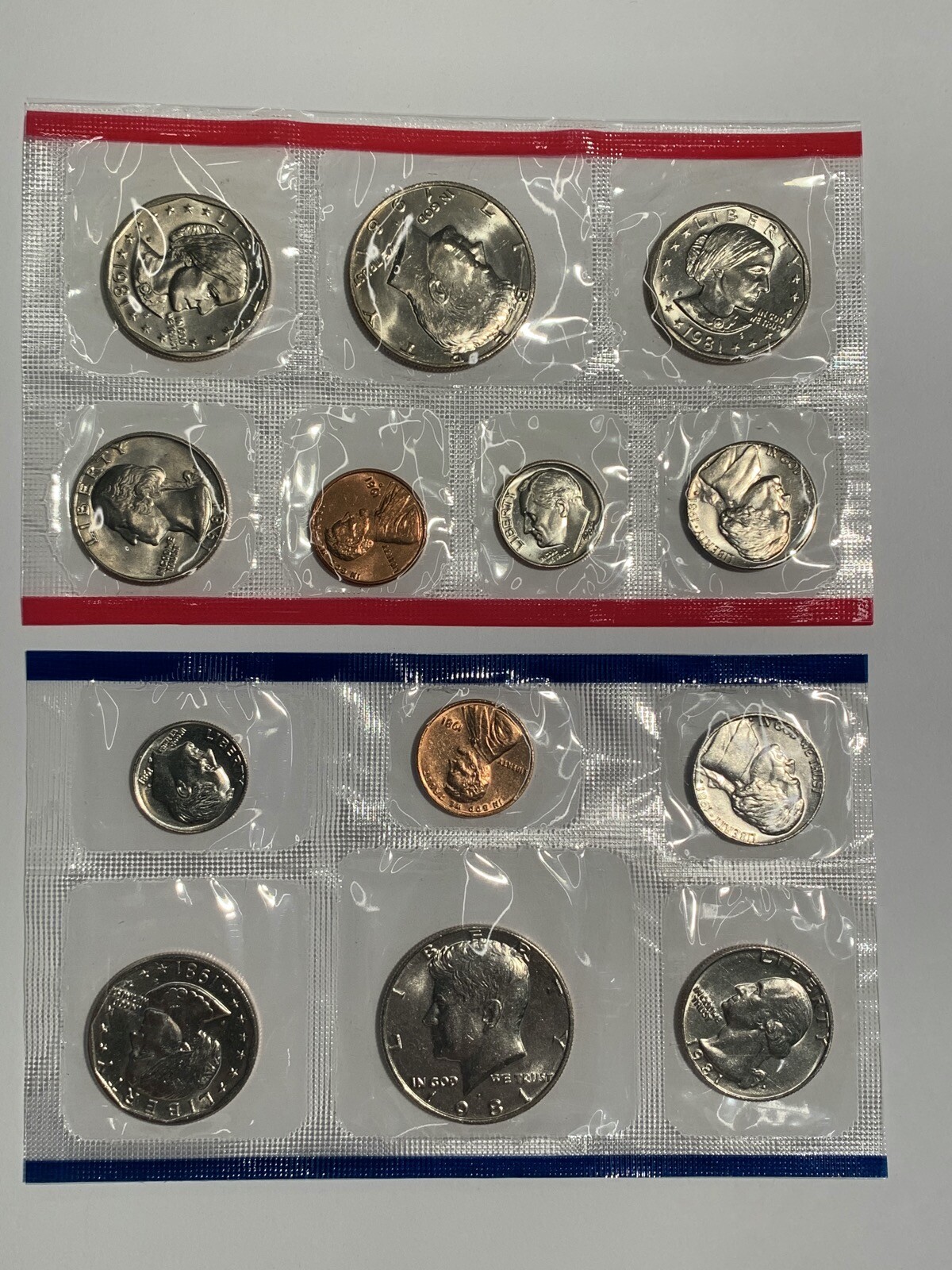 1981 US Mint UNC Set 13 Piece Clad Philadelphia & Denver OMP