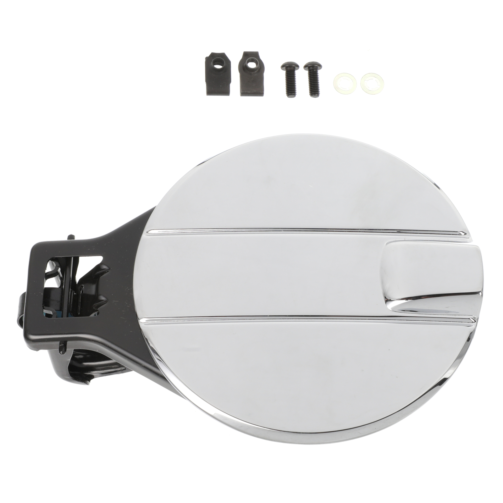 Genuine GM 2003-2014 Chevrolet GMC Silverado Sierra Fuel Door - Chrome 19212251