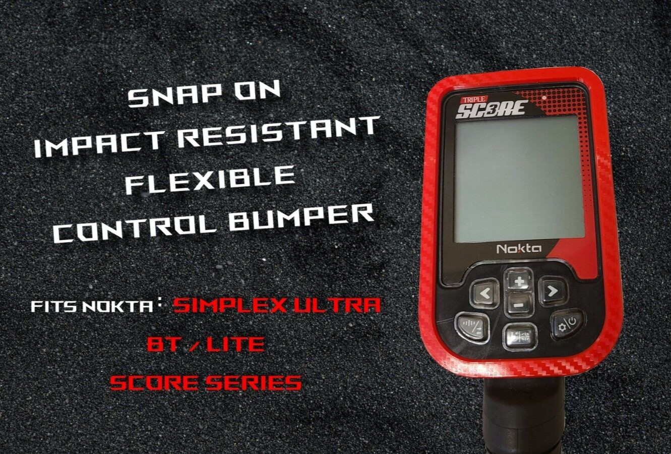 Nokta Simplex Ultra, BT LITE, Score Series, Find X/PRO Protector Bumper RED