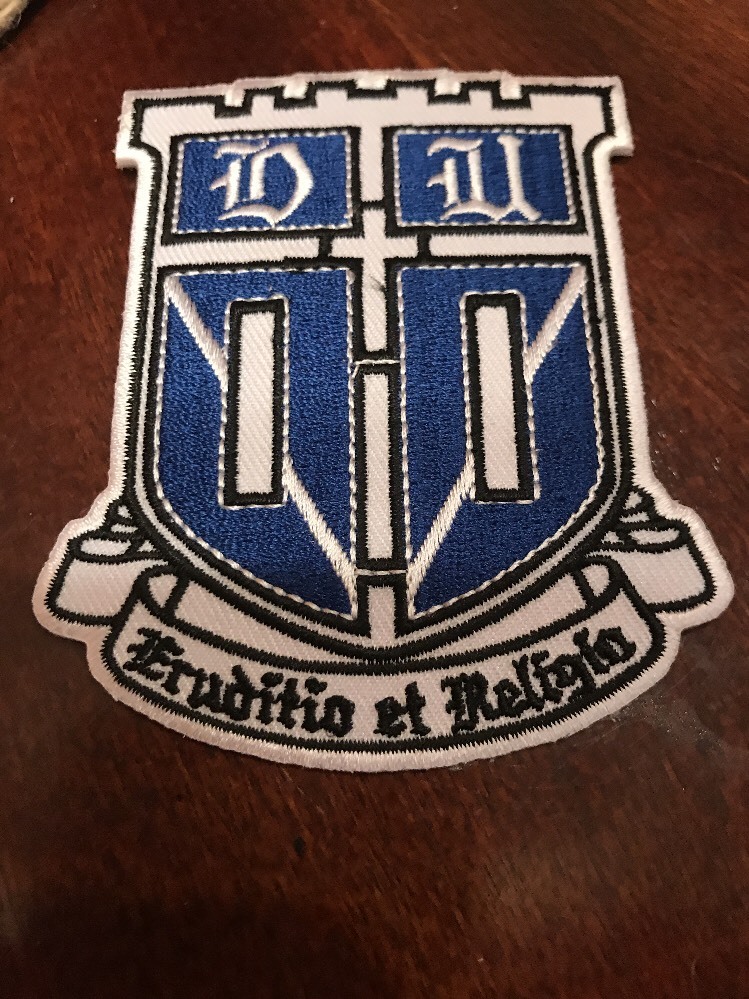 Duke University Bluedevils Blue Devils Embroidered Iron On Patch 3" x 3.5"