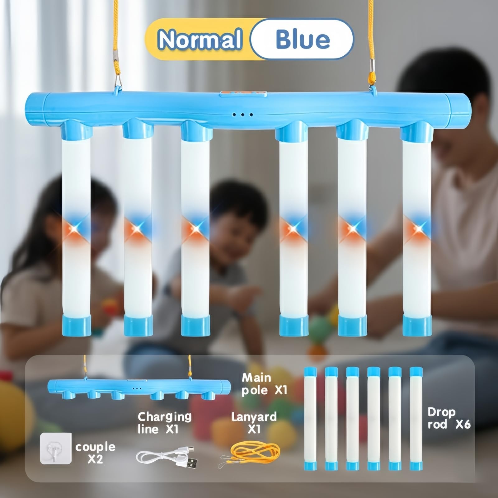 Aornmrs Upgrade Reflex Drop Sticks Challenge Game, Falling Reaction Training Too