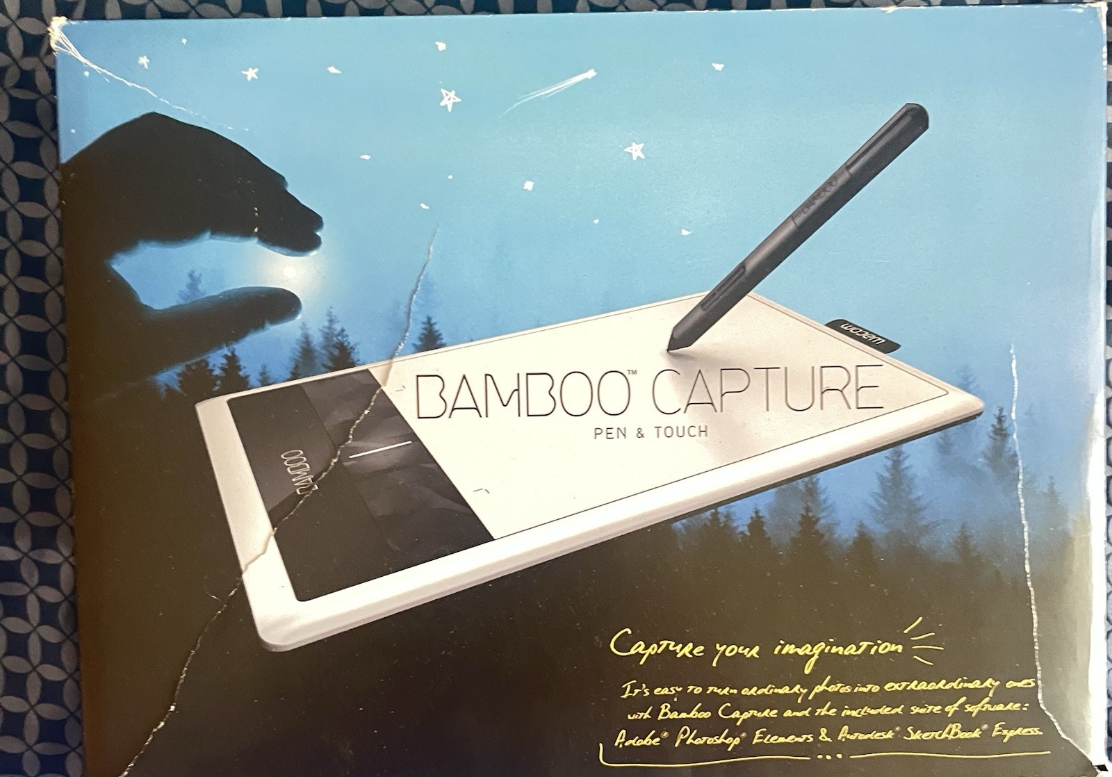 Bamboo Capture Pen & Touch Graphics Tablet for Drawing, Design & Editing