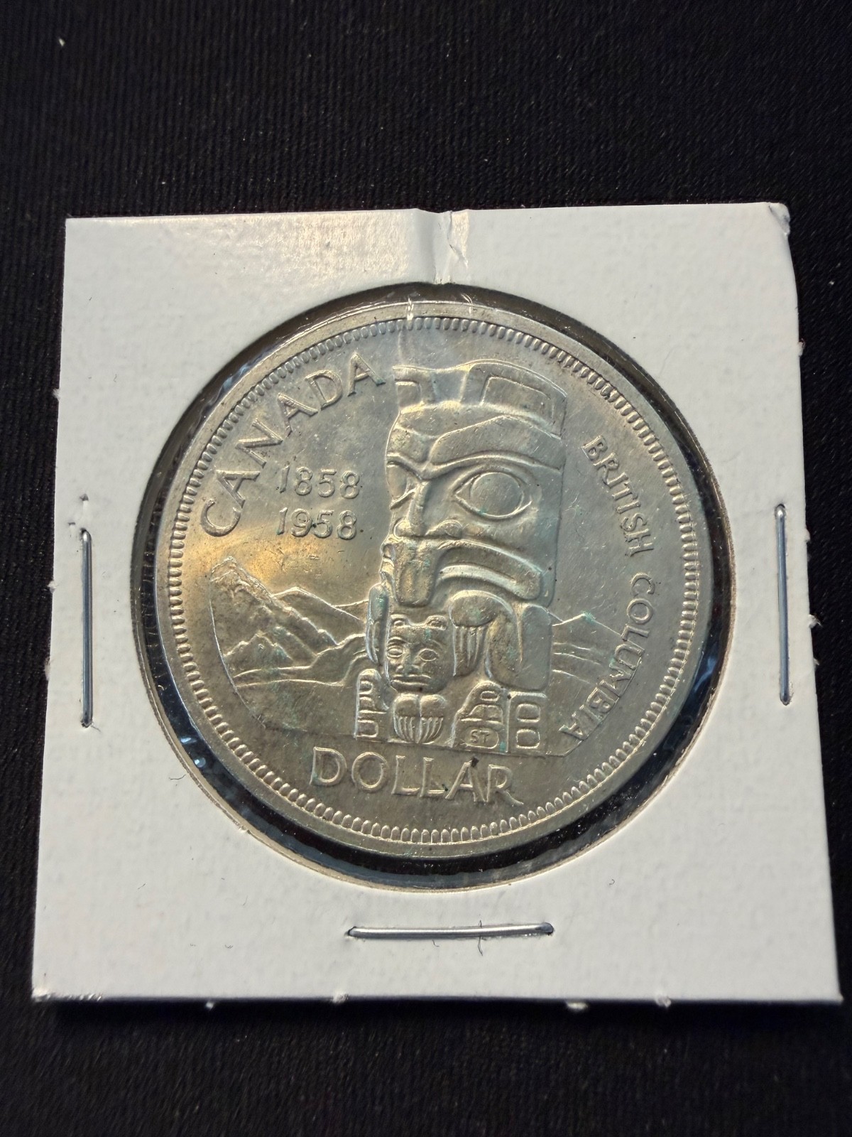 1958 Canadian Silver Dollar Coin