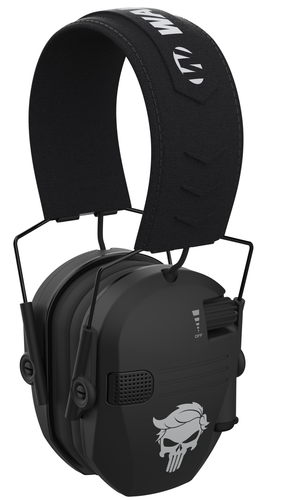 Walkers Razor Slim Hearing Protection Muffs Punisher Black GWPRSEMT24PUN