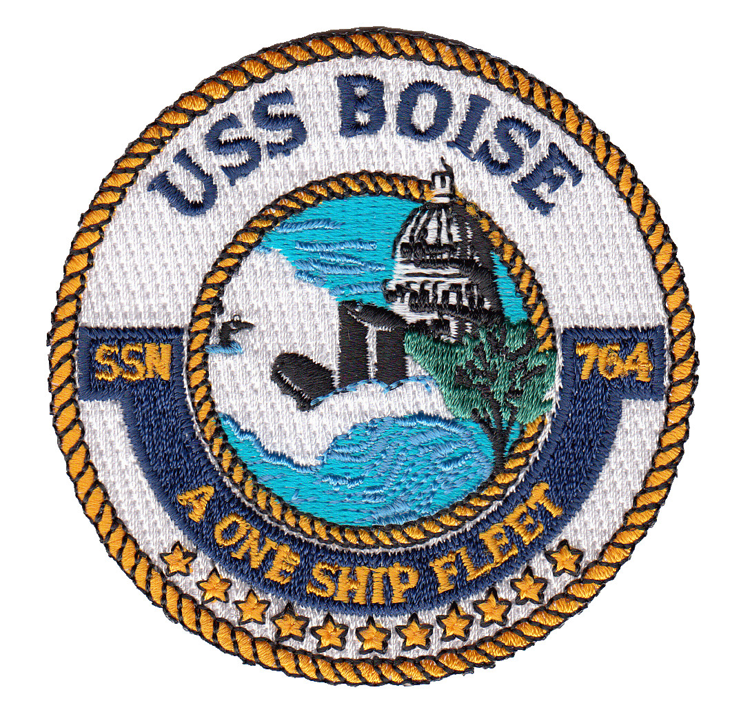 USS BOISE SSN 764 COMMAND PATCH