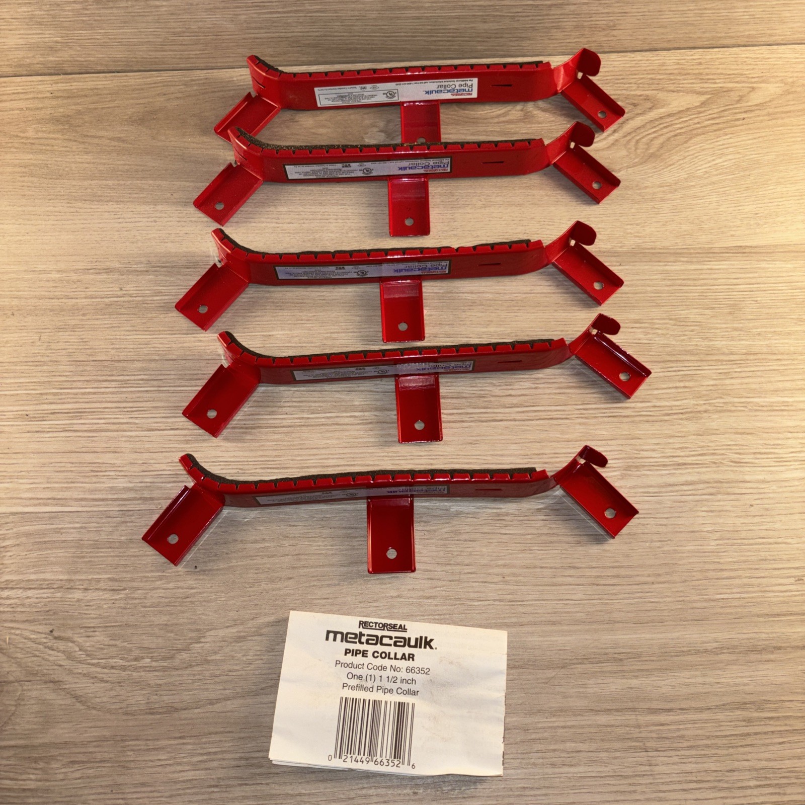 RectorSeal Metacaulk Prefilled Pipe Collar 66352 1 1/2 inch (Lot of 5) New
