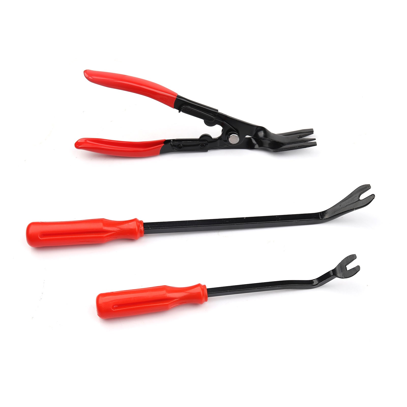 3 Pcs Auto Clip Pliers Set and Fastener Remover Car Trim Rivet Removal Pry Tool