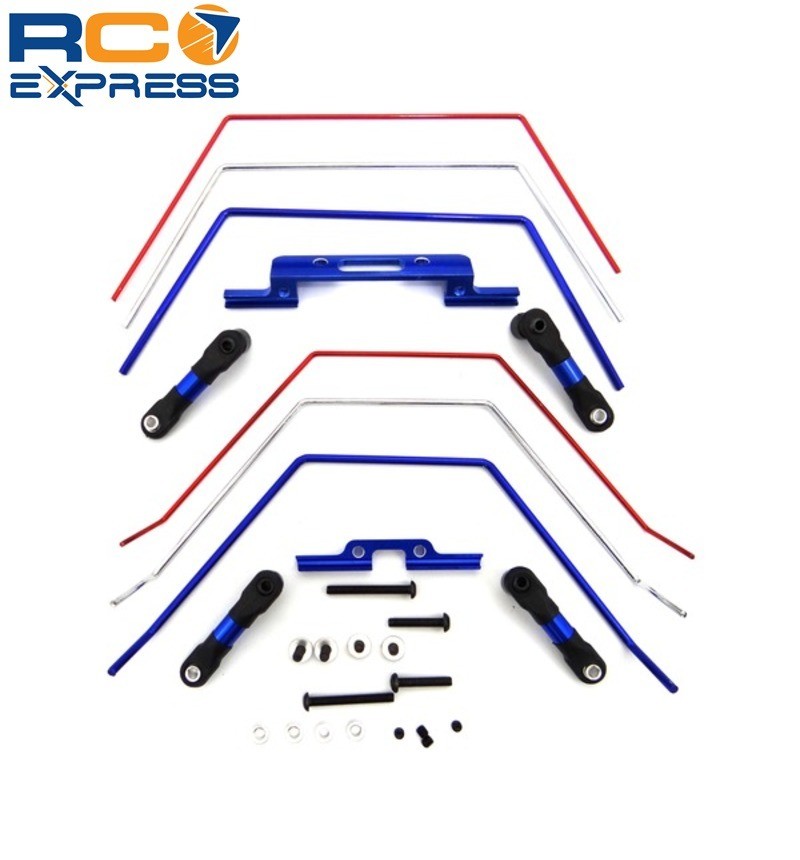 Hot Racing Traxxas Slash 2wd Front and Rear Wide Anti Roll Bar Sway Bar TE311SLC