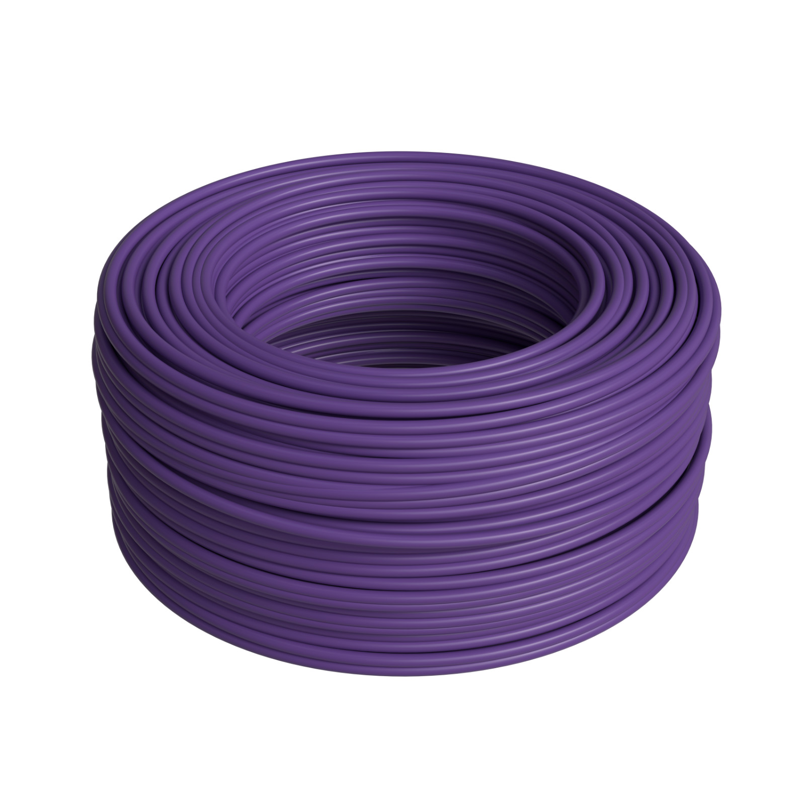 500ft CAT6 CMR Riser Ethernet Cable 23AWG UTP Solid Bare Copper Wire Purple