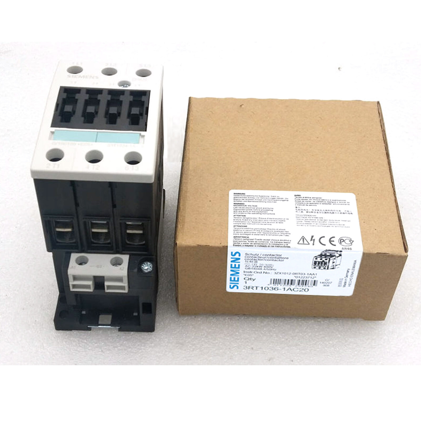 New In Box SIEMENS 3RT1036-1AC20 Contactor
