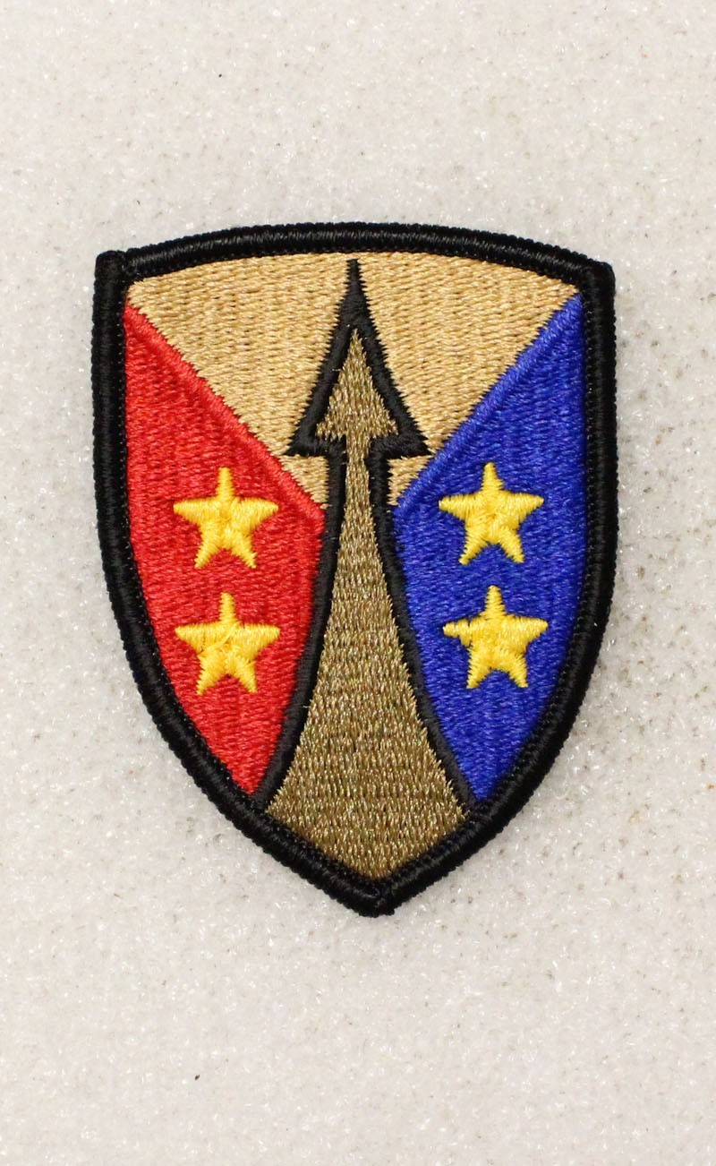 Army patch 5447 - Army Reserve Sustainment Command w/merrowed edge