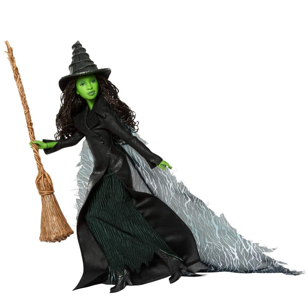 Mattel Wicked Deluxe Elphaba Fashion Doll with Movie-Inspired Gown, Accessories,