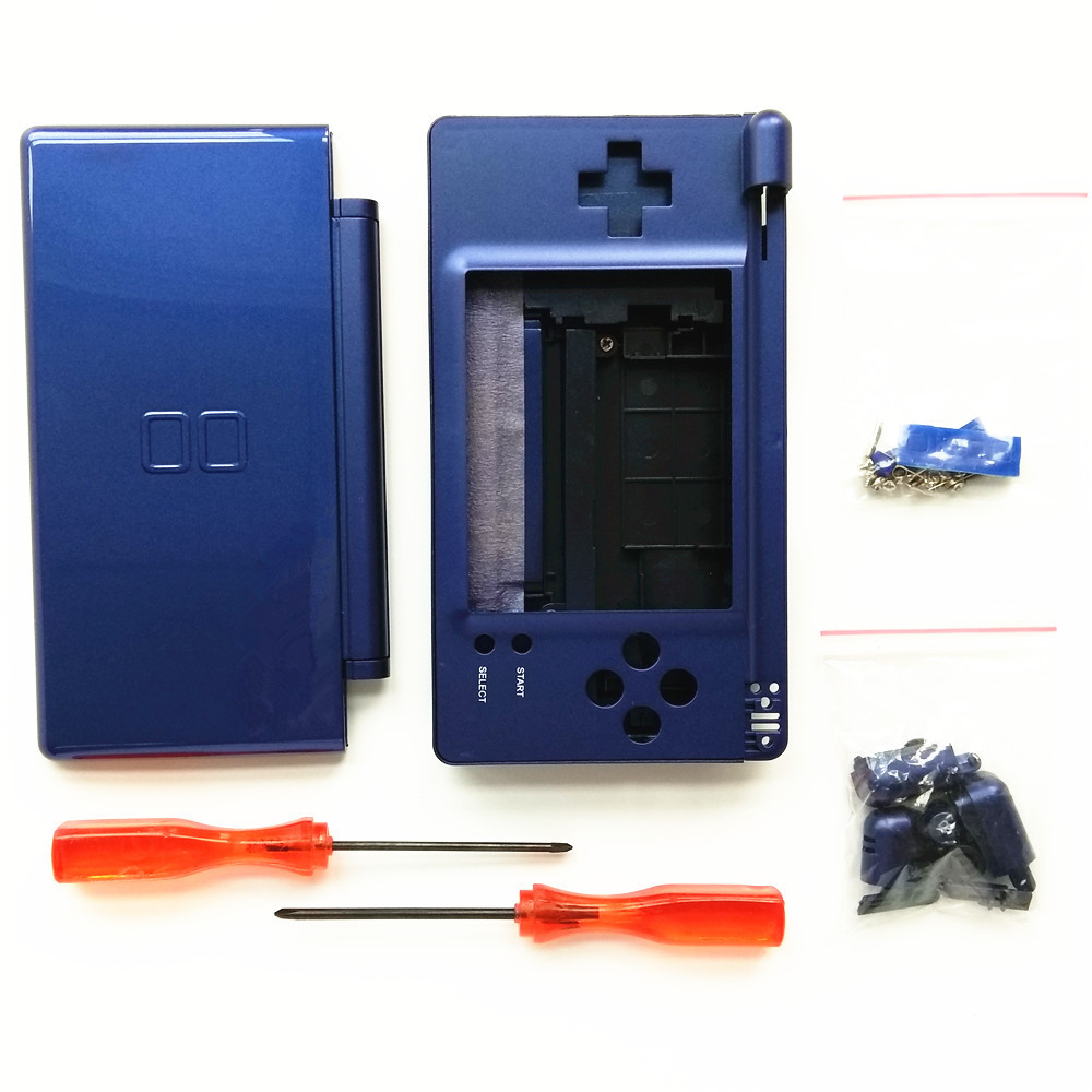 Replacement Blue Housing Shell Case Kit for DS Lite, NDSL DSL Casing Repair Part
