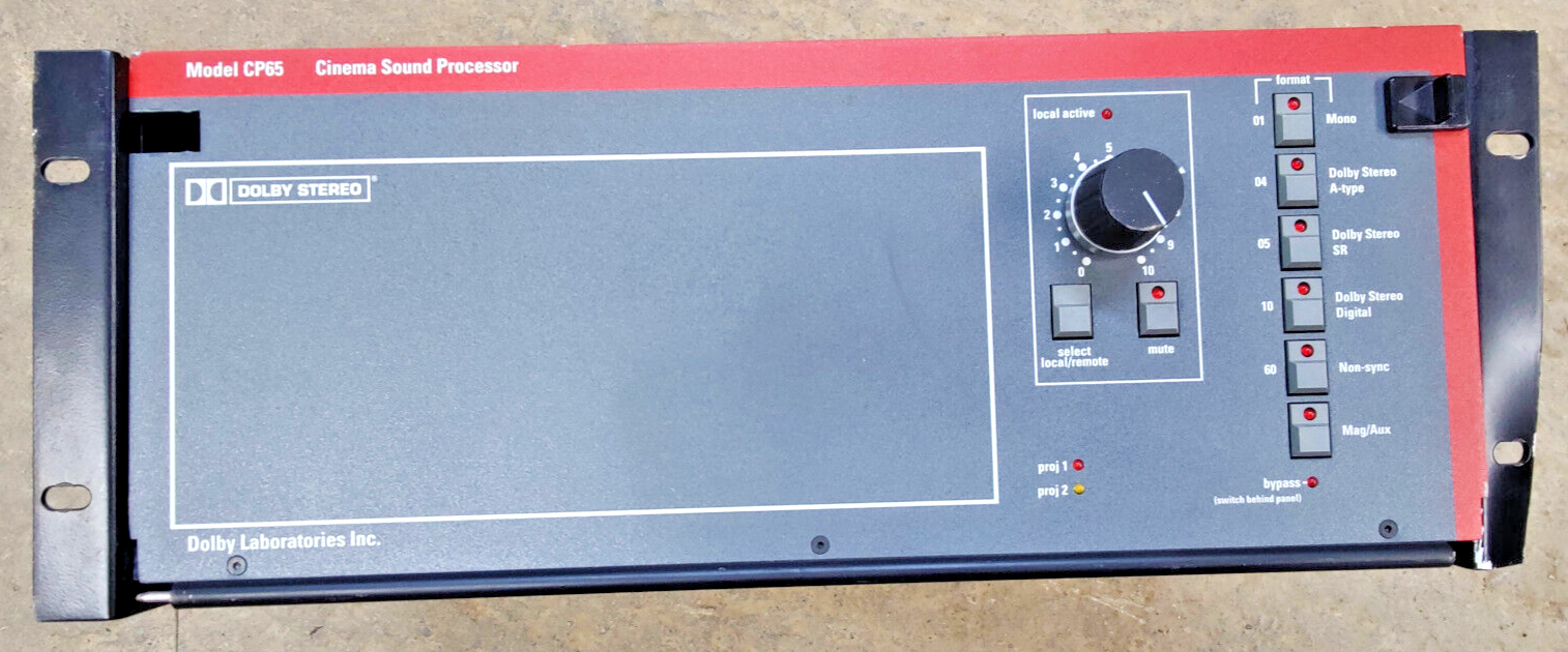-- PARTS -- Dolby Model CP65 ~ Cinema Sound Processor, Stereo, Analog 6-Channel