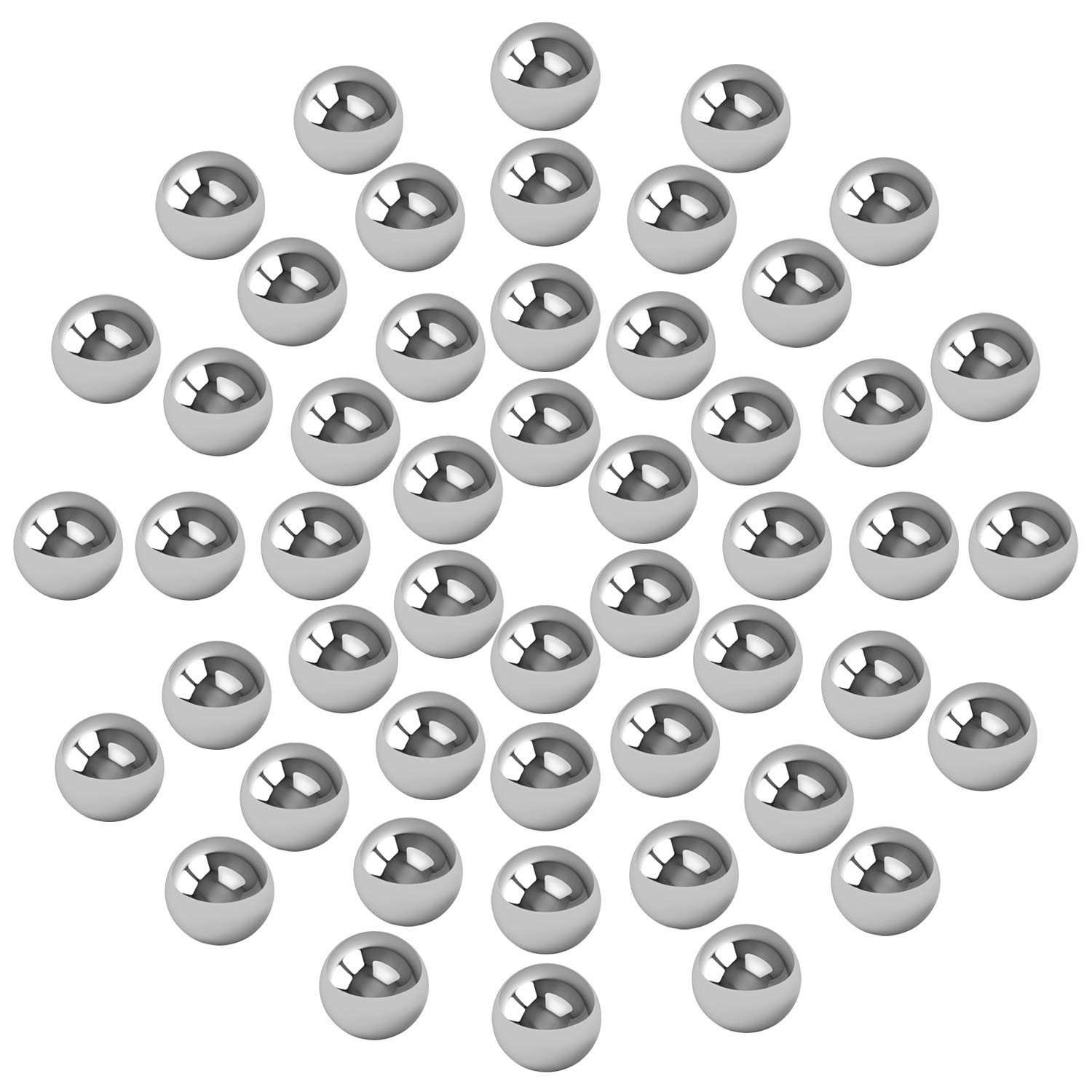 Replacement Balls for Crossfire Game - 9Mm Balls - 50 Pack (Non-Magnetic)