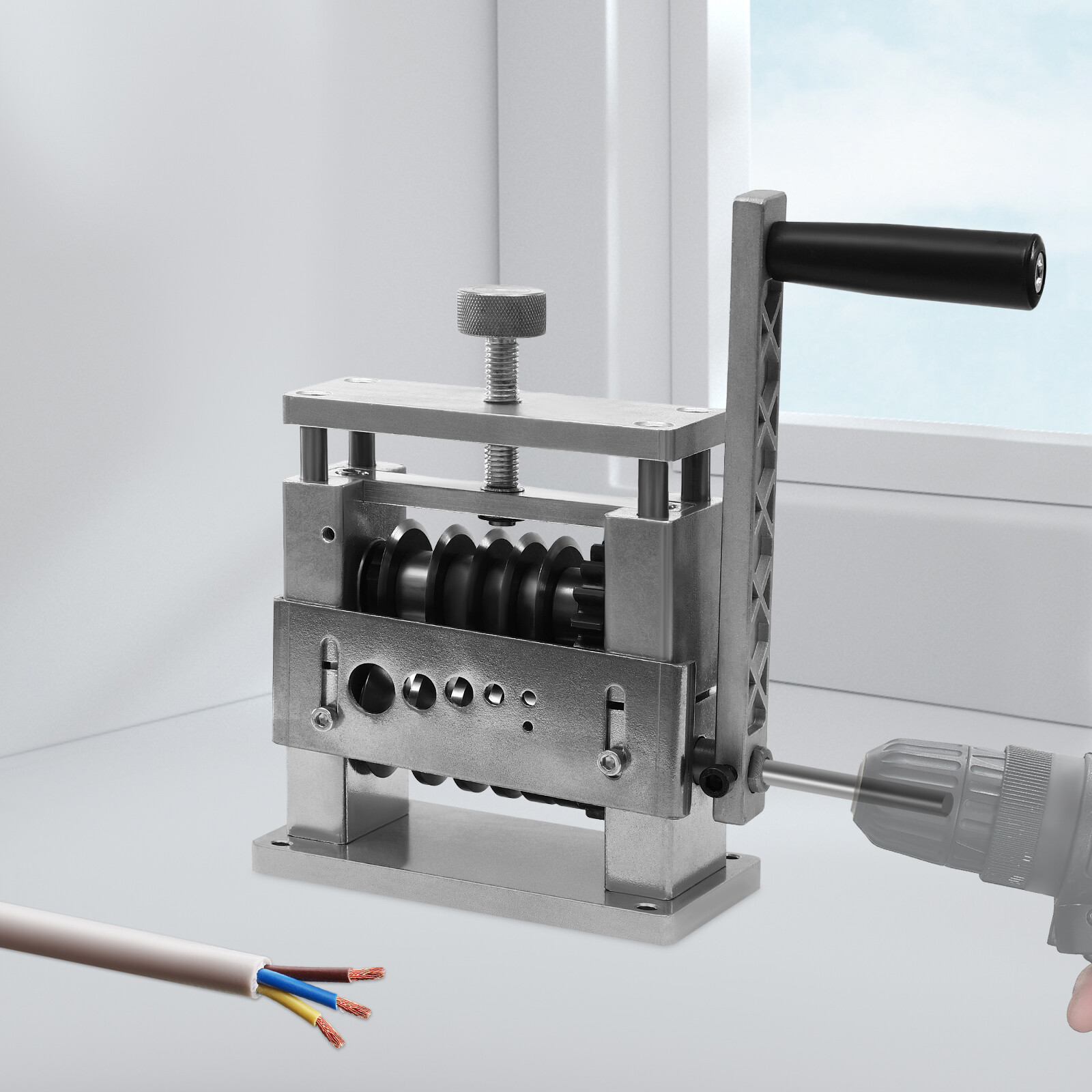 Manual Cable Wire Stripping Machine Wire Stripper Wire Stripping Tool 3.4-17mm