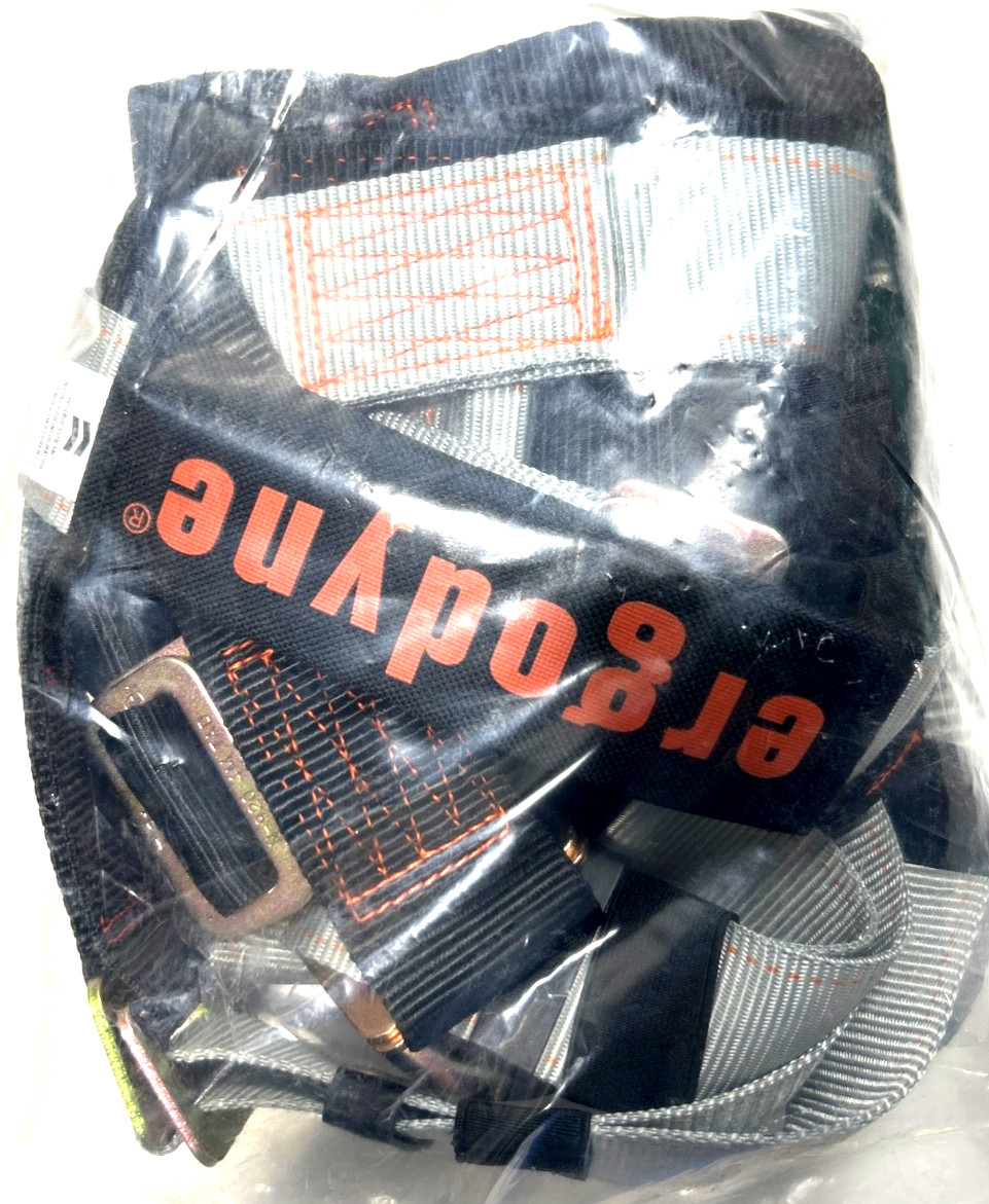 Ergodyne 3198 Full Body Harness & 4ft Fall Restraint Lanyard New
