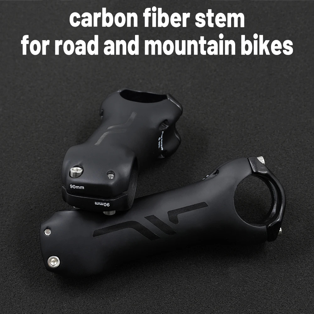Carbon Fiber Bicycle Stem for Mountain Road Gravel Bike 80-110mm Length