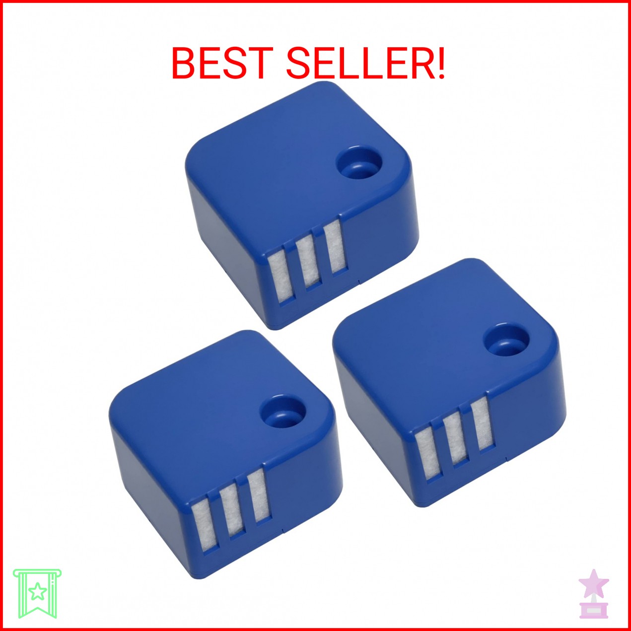 Ontheone 3 Pack PDC51V1 Demineralization Cartridges Compatible with Vick Ultraso