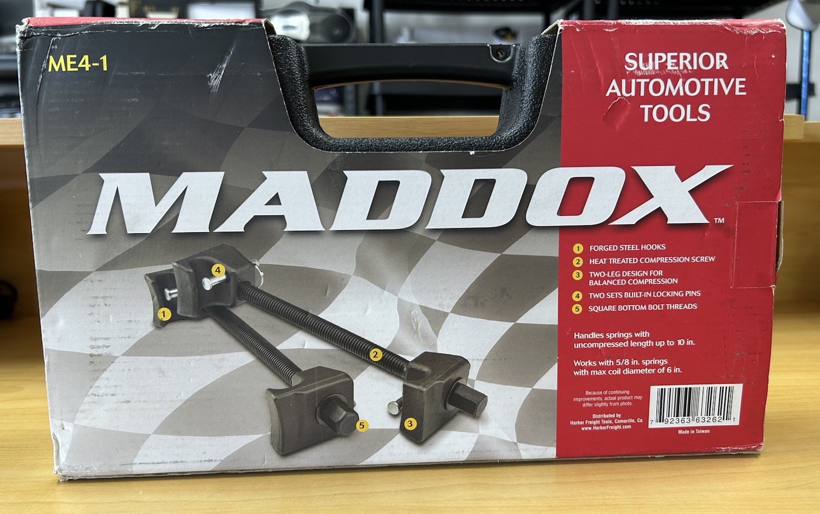 Maddox ME4-1 MacPherson Strut Spring Compressor Set (2 Piece)