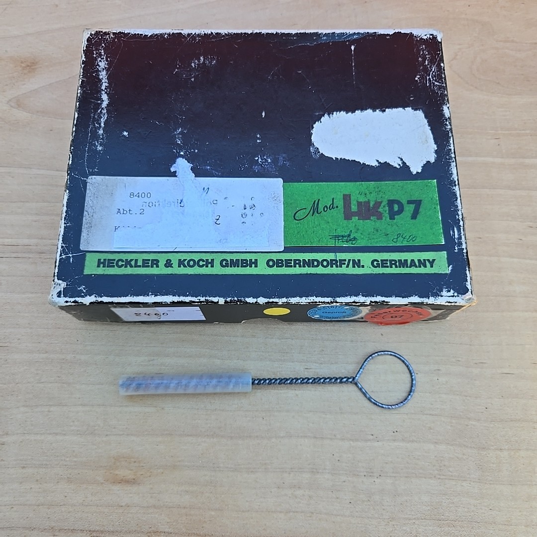 HECKLER & KOCH HK P7 Box & Brush P7PSP Original Factory Case P7M8 Rare P7M13