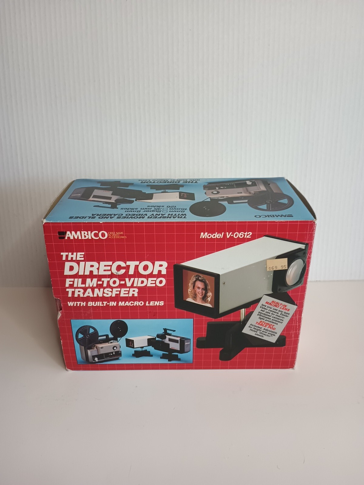 Vintage: Ambico Model V-0612 The Director Film-To-Video Transfer - W/ Macro Lens