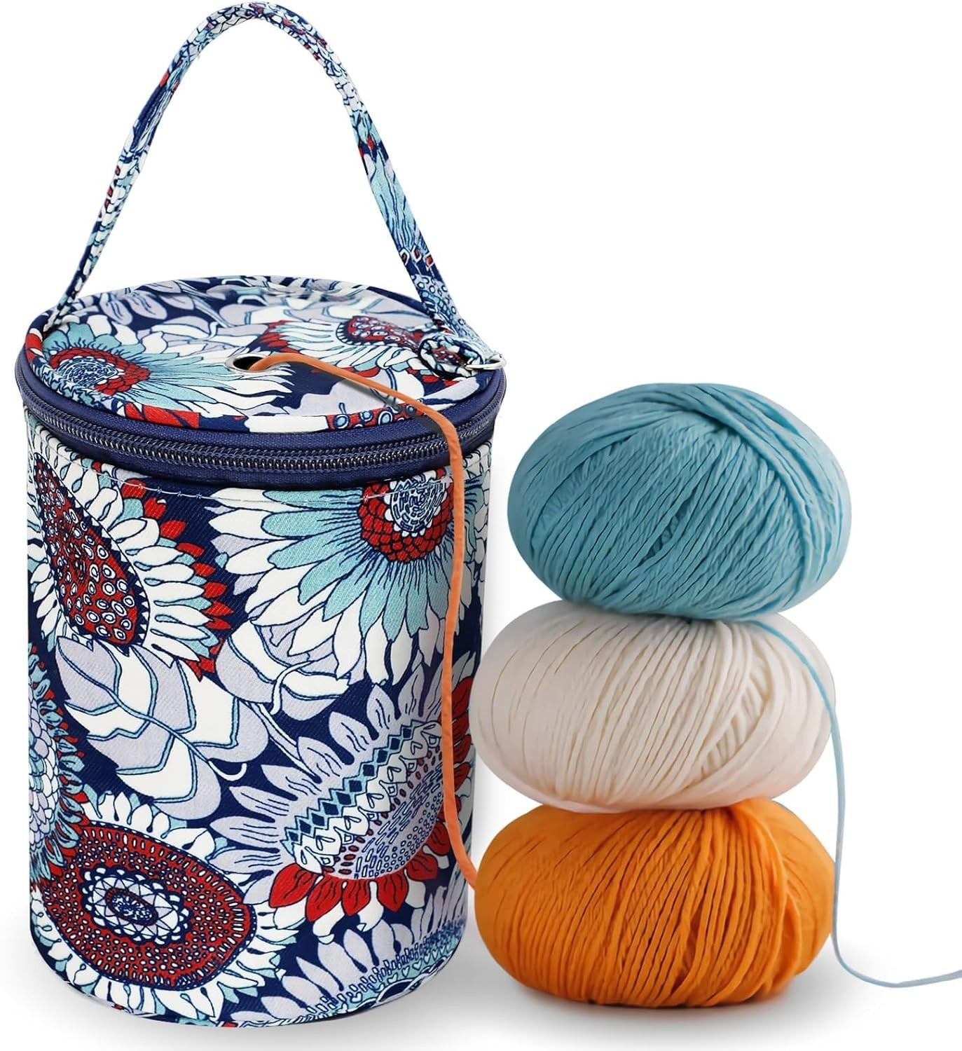 Versatile Yarn Organizer for Knitting Crocheting and Creative Projects Anywhere