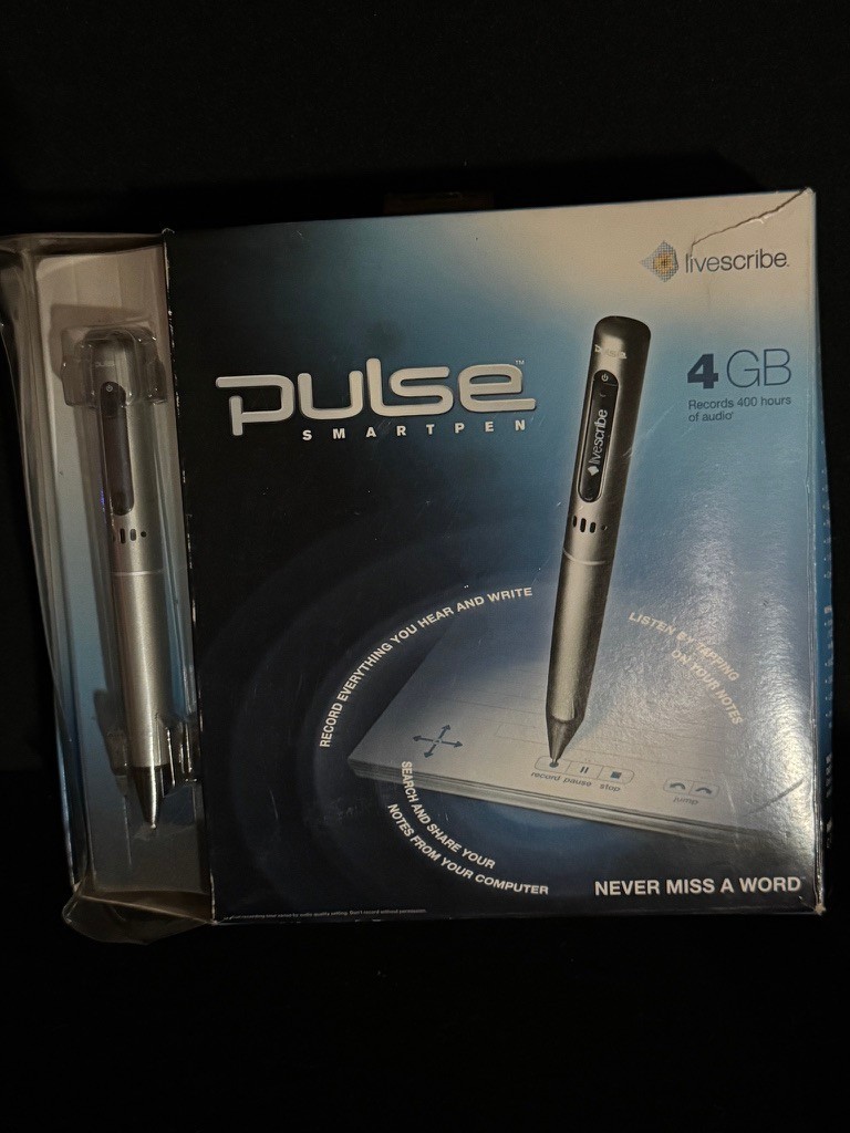 New In Box Pulse Smart Pen - 4 GB