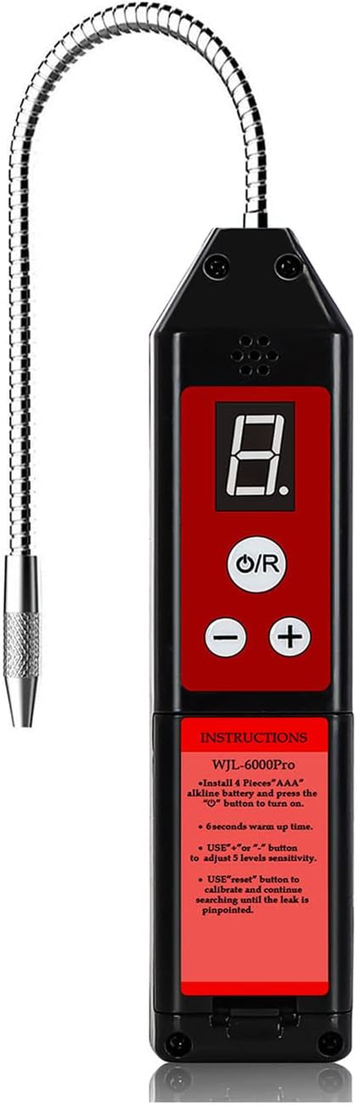 Wjl-6000Pro Refrigerant Leak Detector for Halogen Gas Leakage, Air Condition Fre