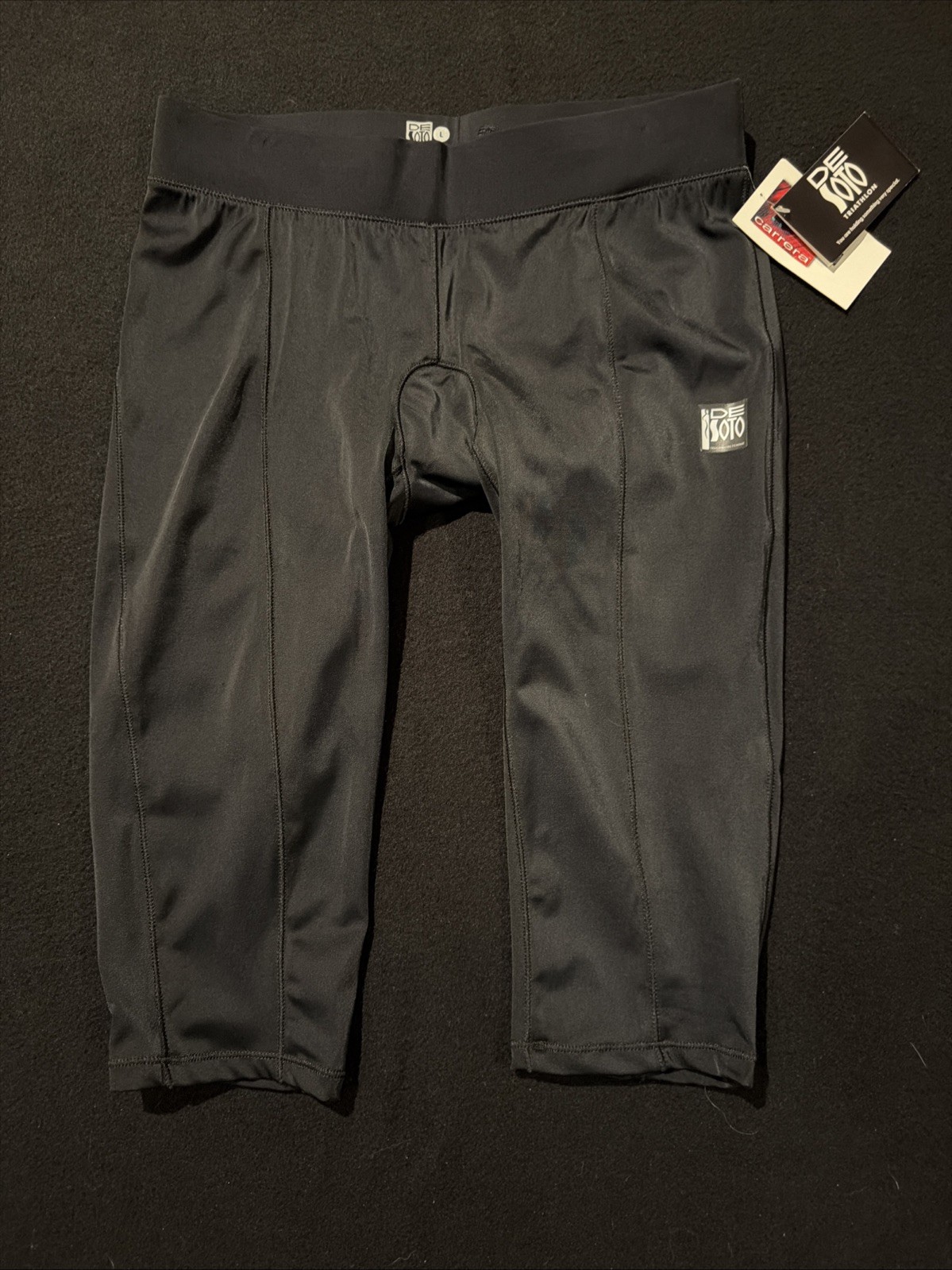DeSoto Women's Carrera Tri Capri Black Size Large