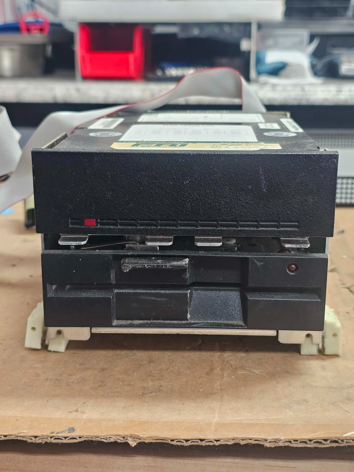 Vintage AT&T 6300 Computer MFM CONTROL DATA 43MB Floppy Drive, Controller & Cage