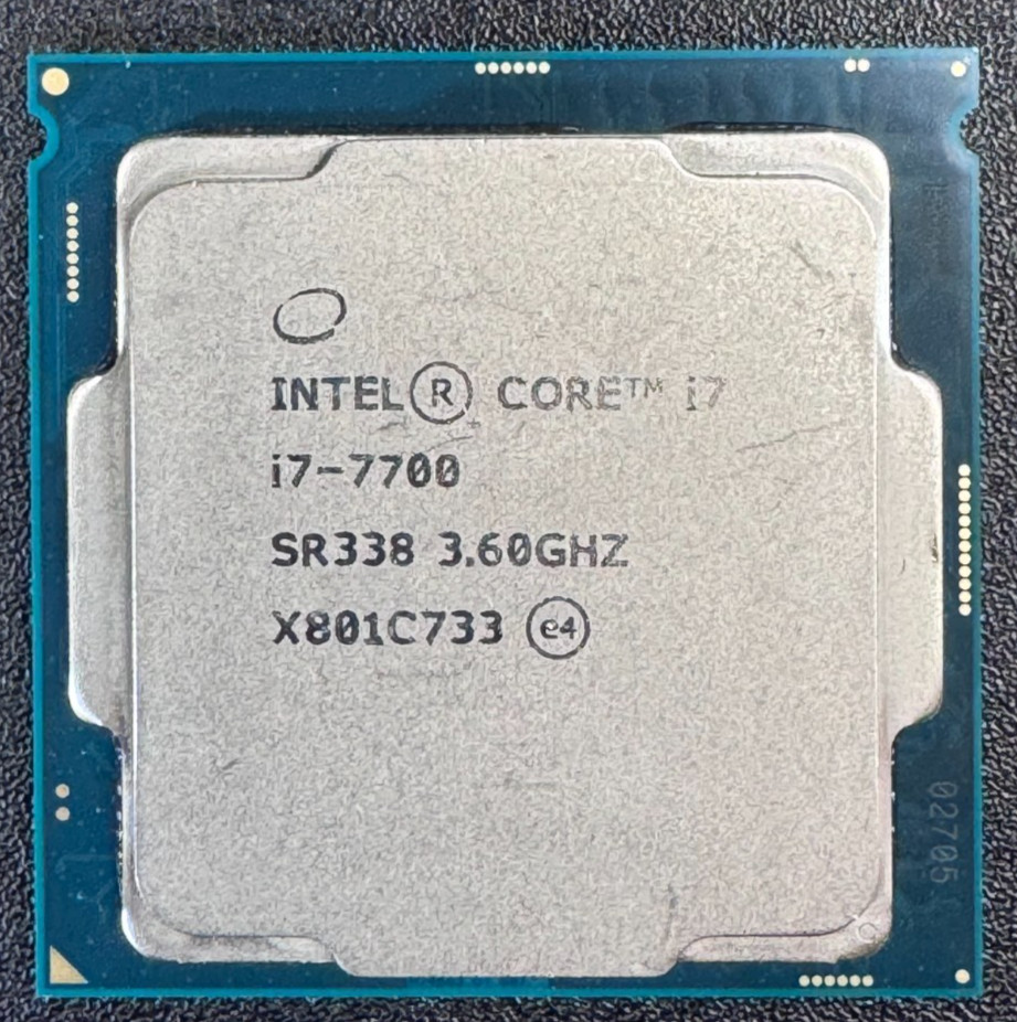 Intel Core I7 7700 Processor (3.60 GHz, 4 Cores, FCLGA1151) - SR338