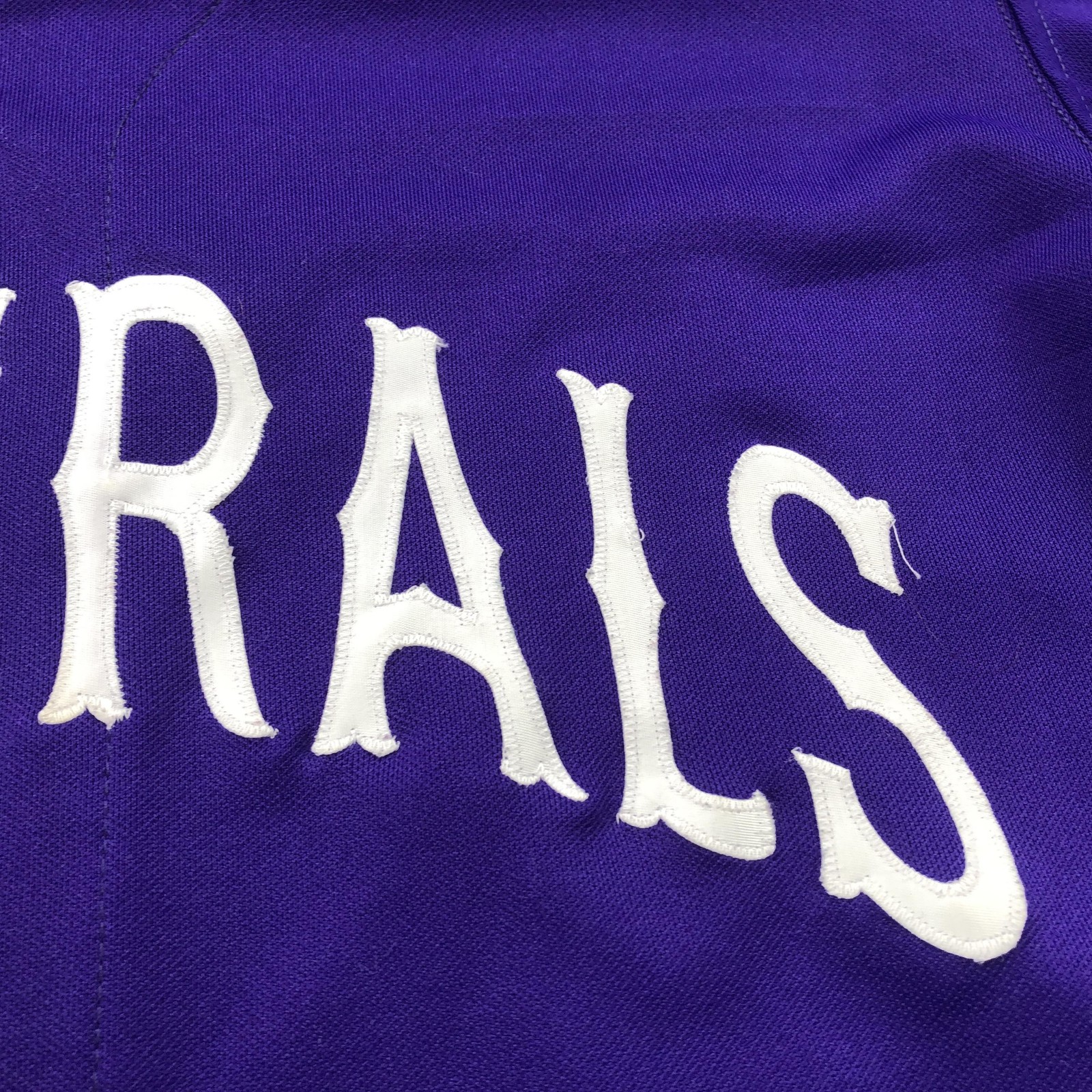 Jackson Generals Jersey Mens 46 Purple MILB Baseball Autographed Number 33