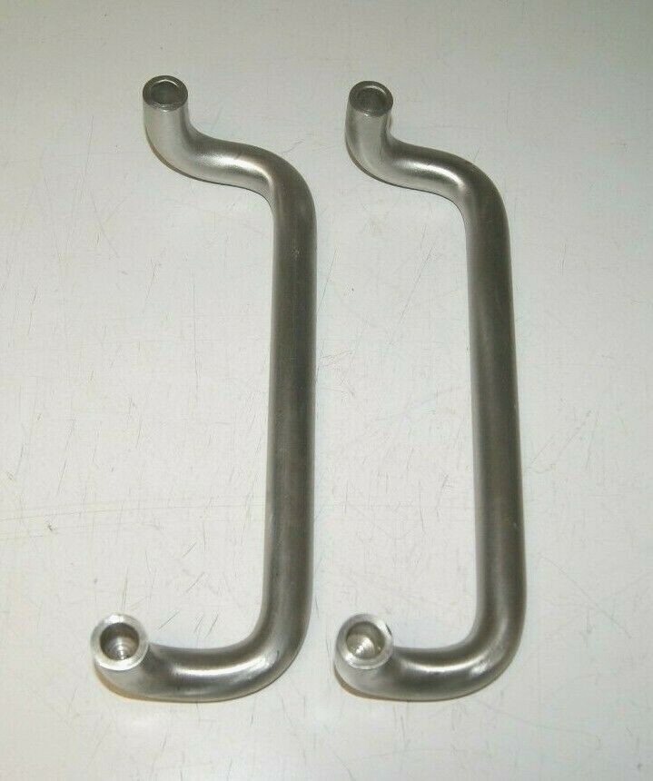 Stainless Offset 13 Inch Door Pull Handle Lot of 2 *No Hardware*